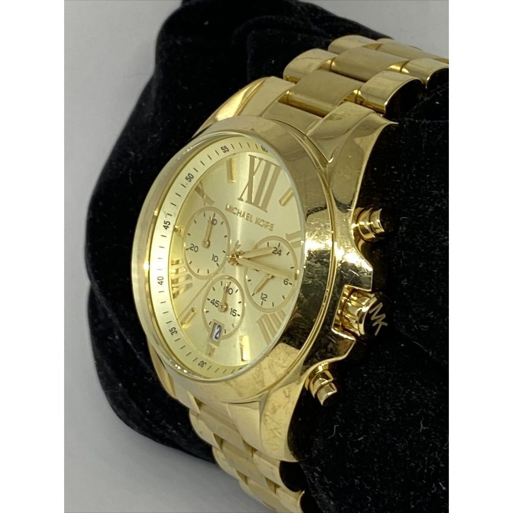 Michael Kors Bradshaw MK5605 Womens Stainless Steel Analog Dial Wrist Watch RQ35 - Picture 4 of 12